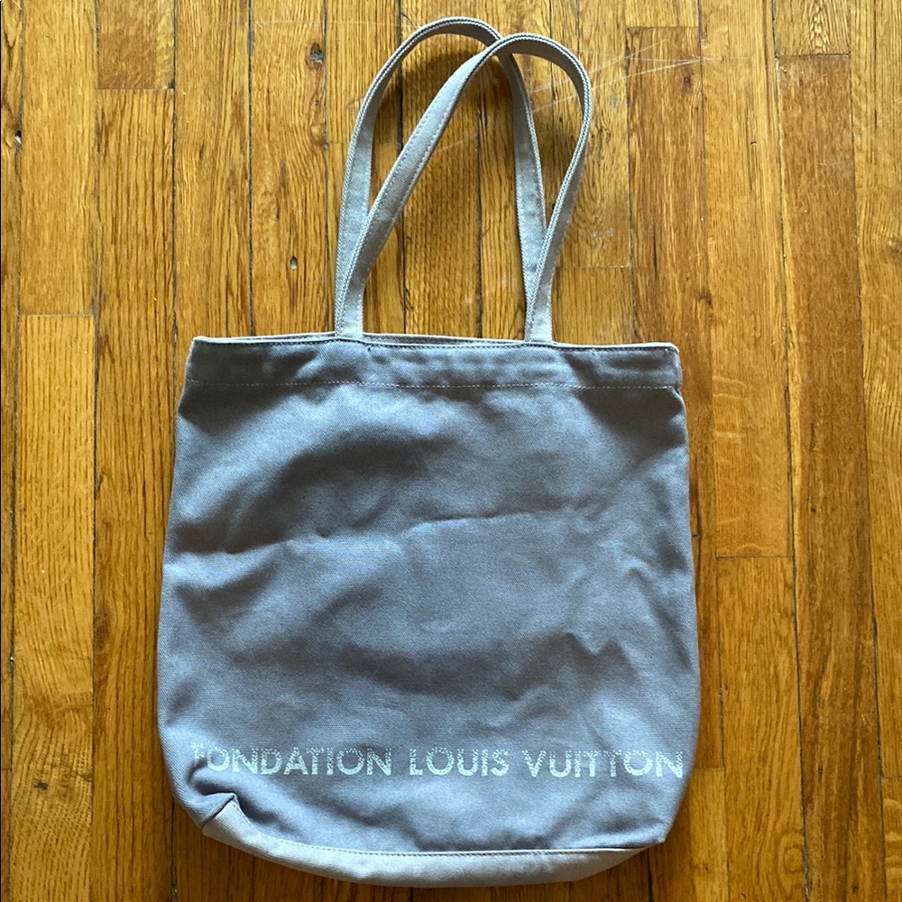 Louis Vuitton Gray Tote Bag